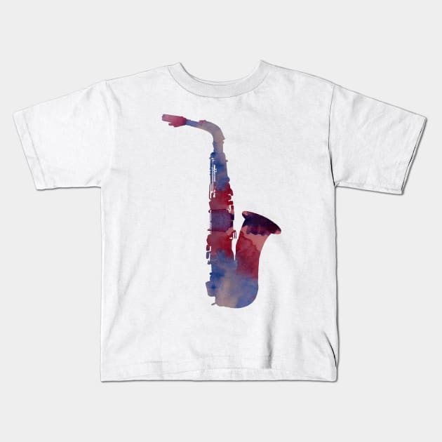 Saxophone Kids T-Shirt by BittenByErmines
